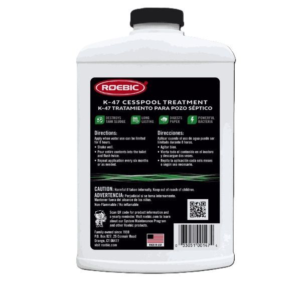 Robic K-47 Cesspool Treatment, 1-Qt