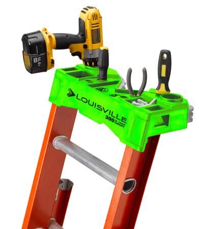 Louisville Ladder Fiberglass Extension Ladder, Type IA, Load Capacity 300-Lb, 24-Ft