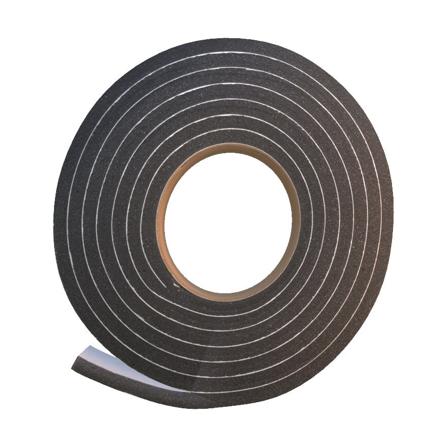 Frost King Black Rubber Foam Weatherseal, 3/4-In X 7/16-In X 10-Ft