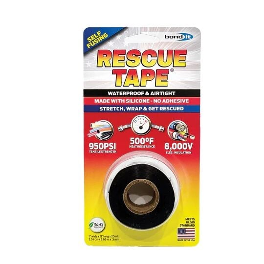 Rescue Tape Standard Size Tape, 1-In X 12-Ft