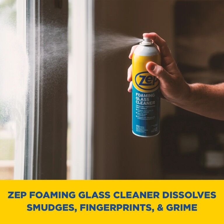 Zep Foaming Glass Cleaner, 19-Oz