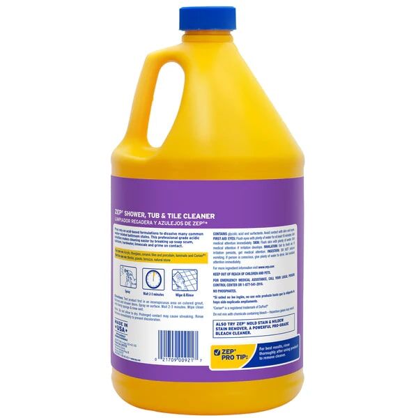Zep Shower, Tub & Tile Cleaner, 1-Gal