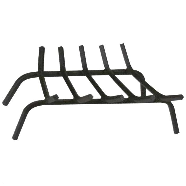 Panacea 5-Bar Wrought Iron Fireplace Grate, 23-In