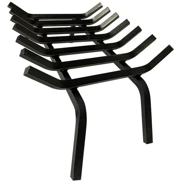 Panacea Duty Wrought Iron Seven Bar Fire Grate, 30-In