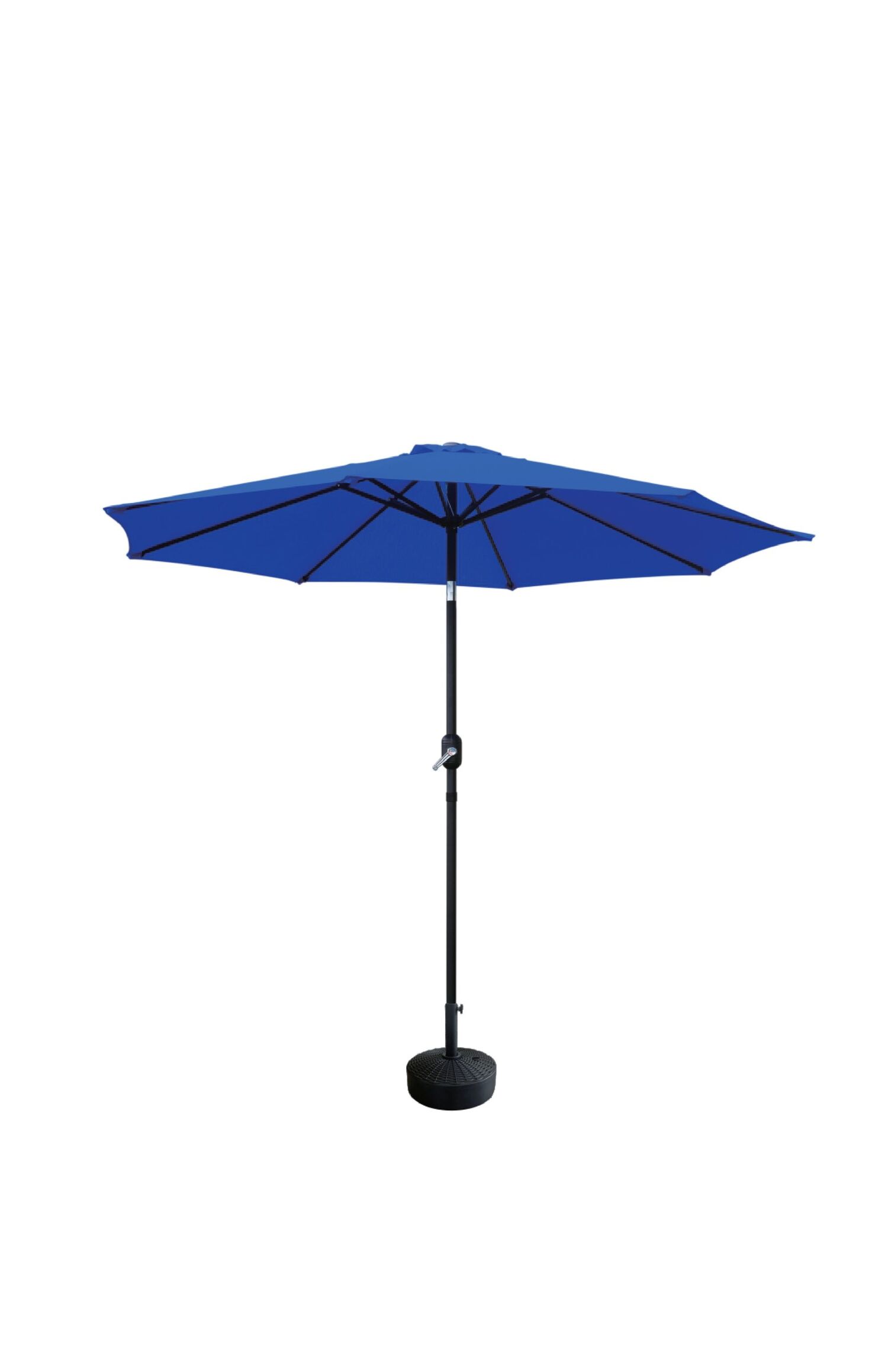Livingscape Navy Blue Tilt Patio Umbrella, 9-Ft