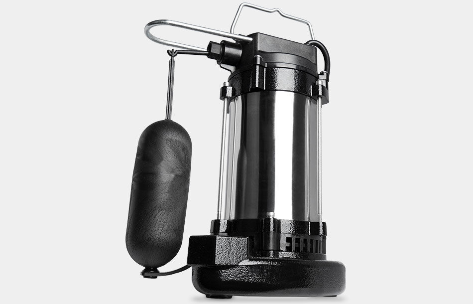 Red Lion Stainless Steel Sump Pump 5.5 Amps, 115-V, 3/4-Hp