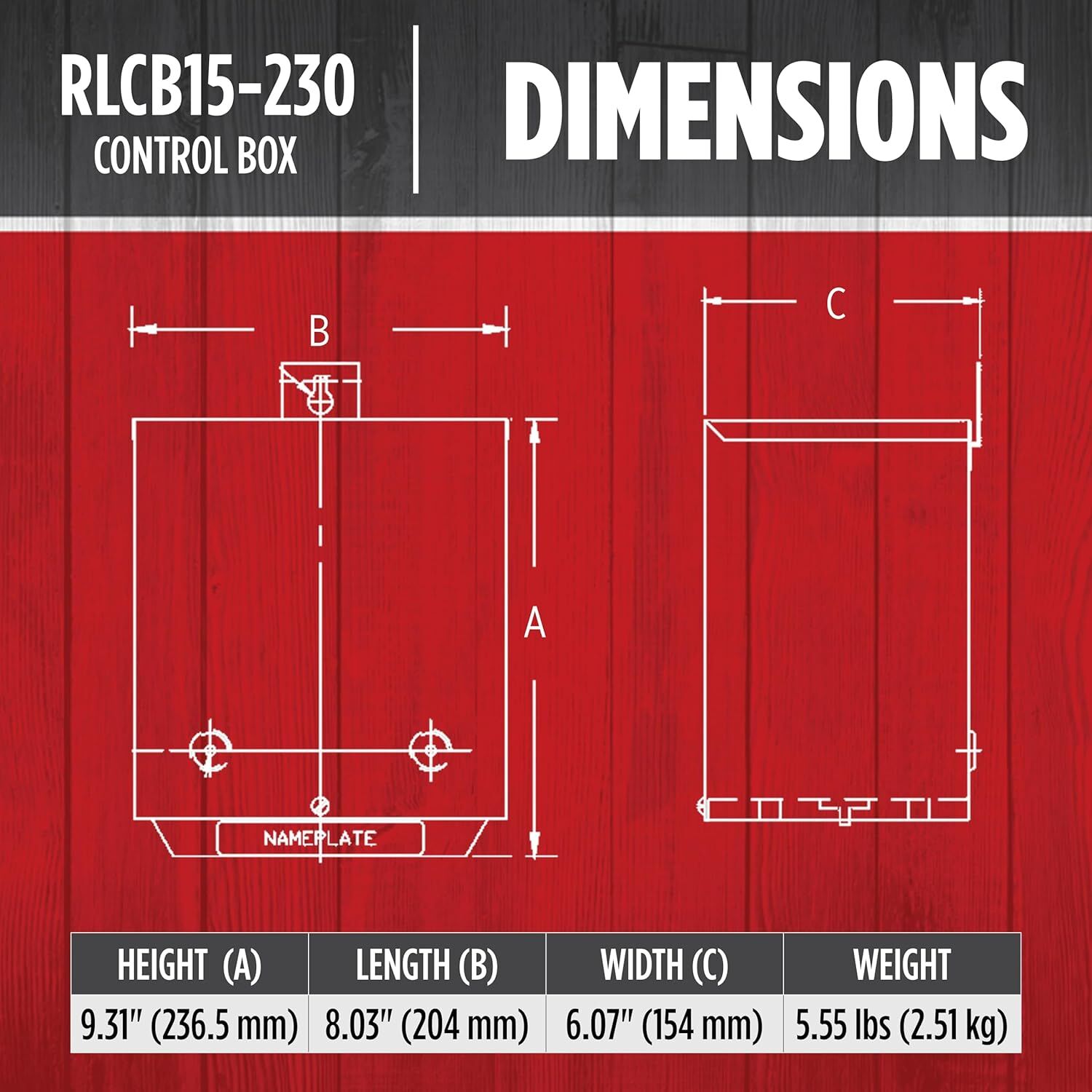 Red Lion Control Box For 4-In Submersible Well Pumps, 1 1/2-HP