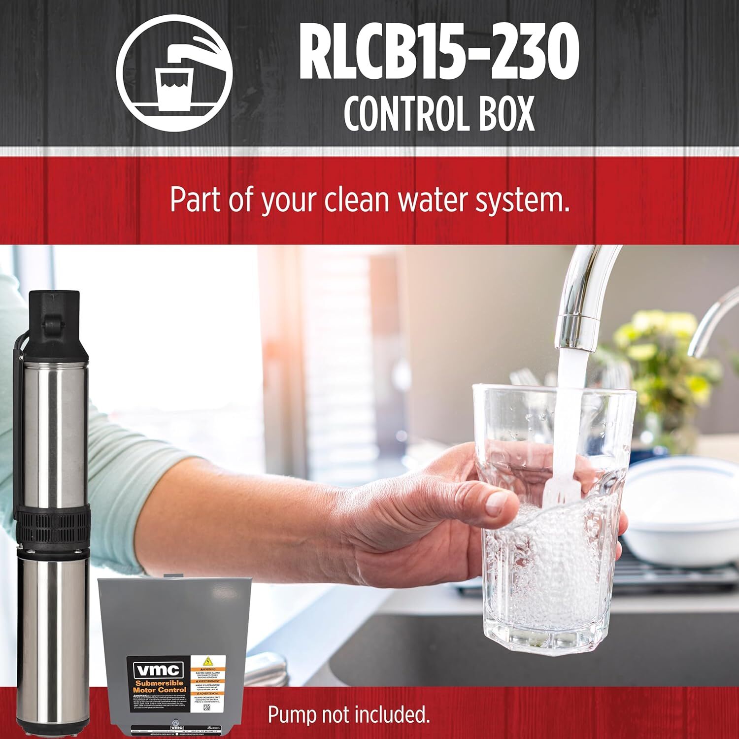 Red Lion Control Box For 4-In Submersible Well Pumps, 1 1/2-HP