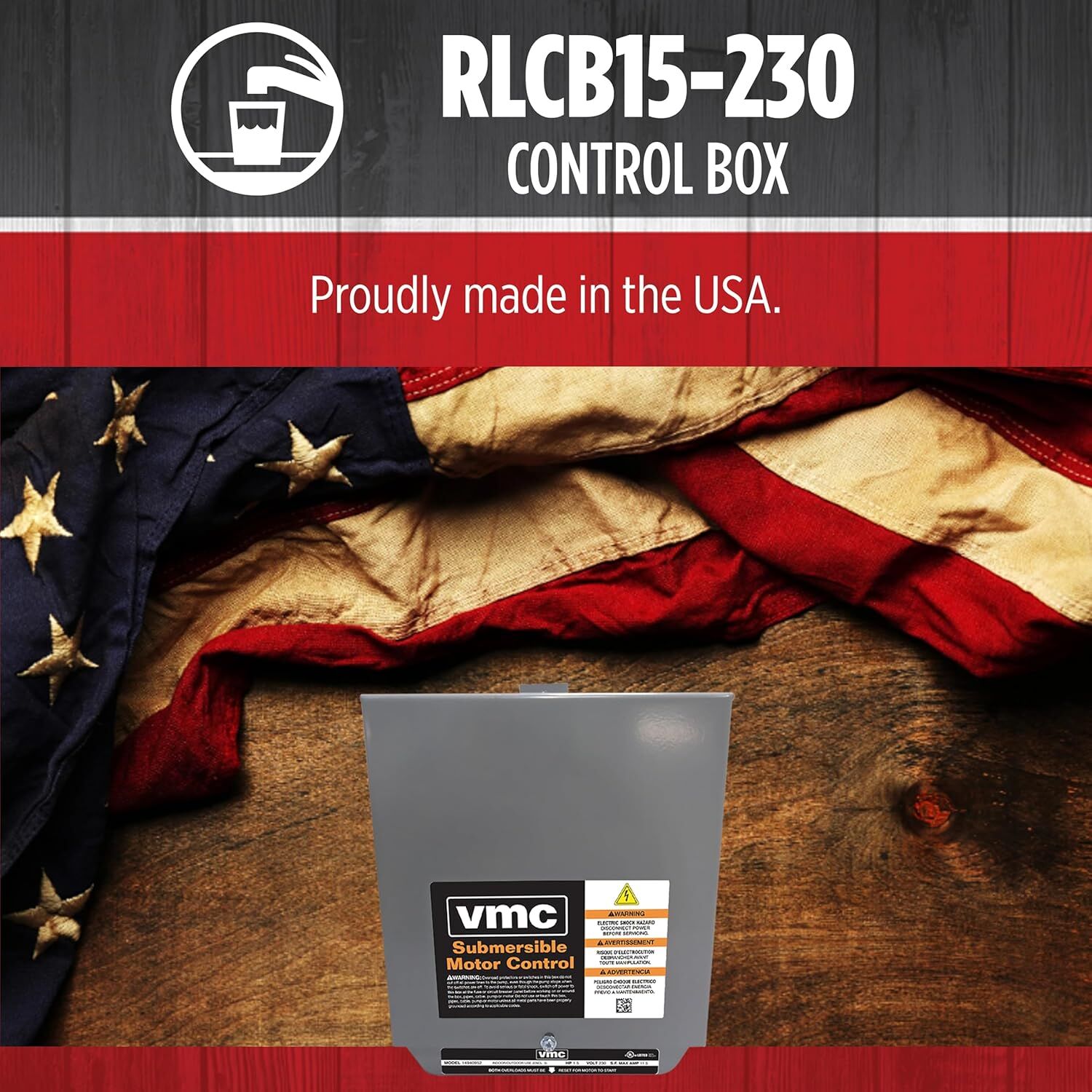 Red Lion Control Box For 4-In Submersible Well Pumps, 1 1/2-HP