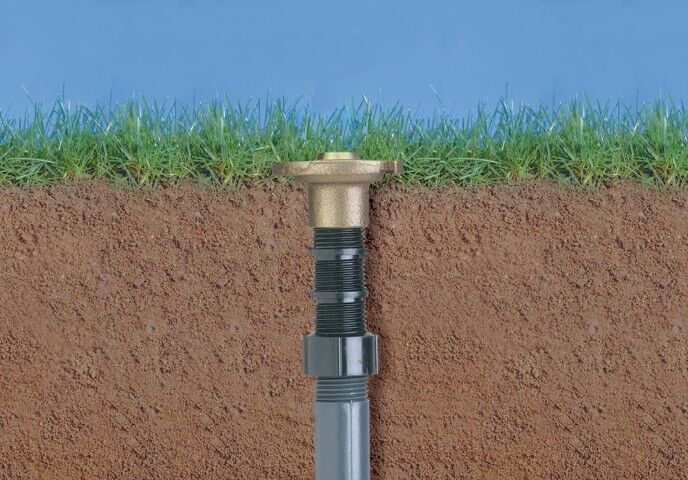 Orbit Cut-Off Sprinkler Riser, 1/2-In x 12-In