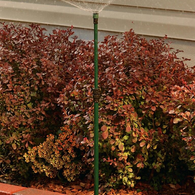 Orbit Aluminum Sprinkler Shrub Riser With 12-Ft Adjustable 0°-360° Pattern Nozzle, 16-In - 30-In