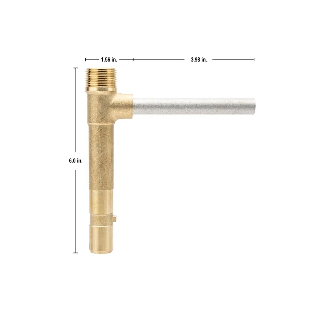 Orbit Brass Quick Coupler Sprinkler Key, 3/4-In MPT