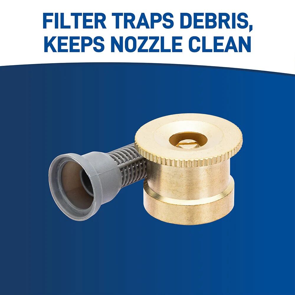 Orbit Brass 180° Pattern Sprinkler Spray Nozzle, 15-Ft