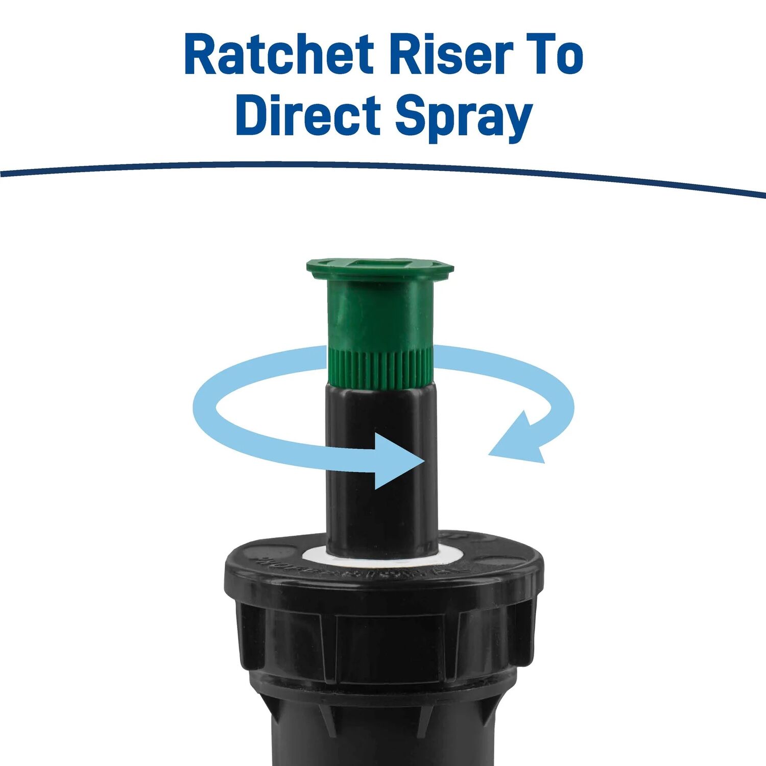 Orbit Professional Hard Top 2-In Pop-Up 0°-360° Pattern Spray Head Sprinkler, 15-Ft