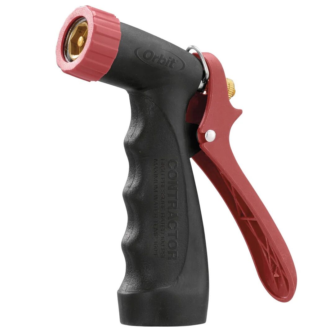 Orbit Zinc Pistol Nozzle With Rubber Grip