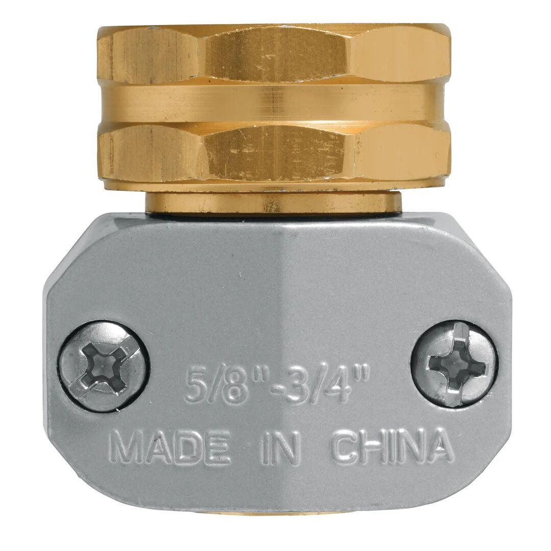 Orbit Professional Metal Female Hose Mender, 5/8-In - 3/4-In