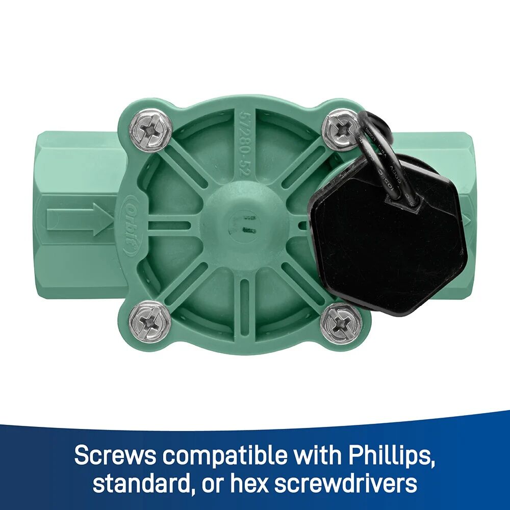 Orbit L-Series Automatic Inline Sprinkler Valve, 1-In FPT