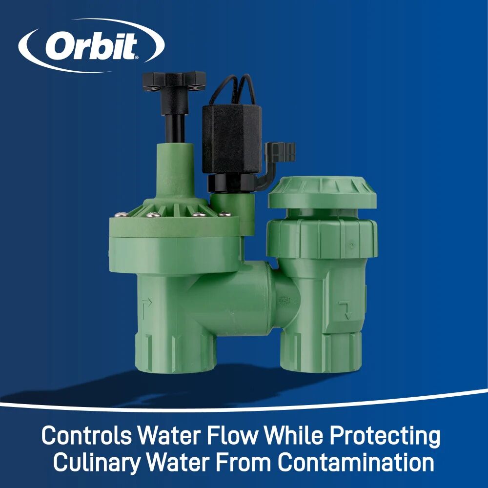 Orbit 100 Series Automatic Anti-Siphon Sprinkler Valve With Flow Control, 3/4-In FPT
