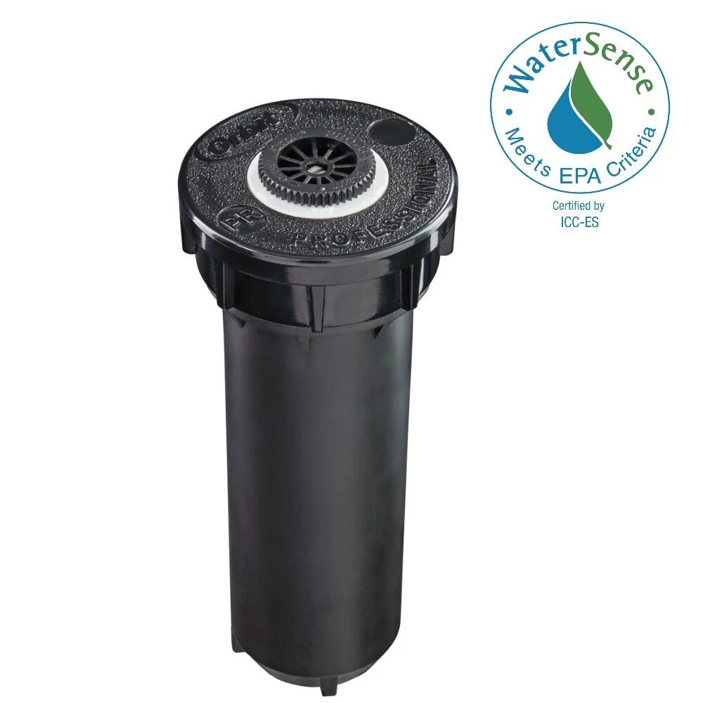 Orbit Pro Pressure-Regulating 4-In Pop-Up 0°-360° Pattern Spray Head Sprinkler, 15-Ft