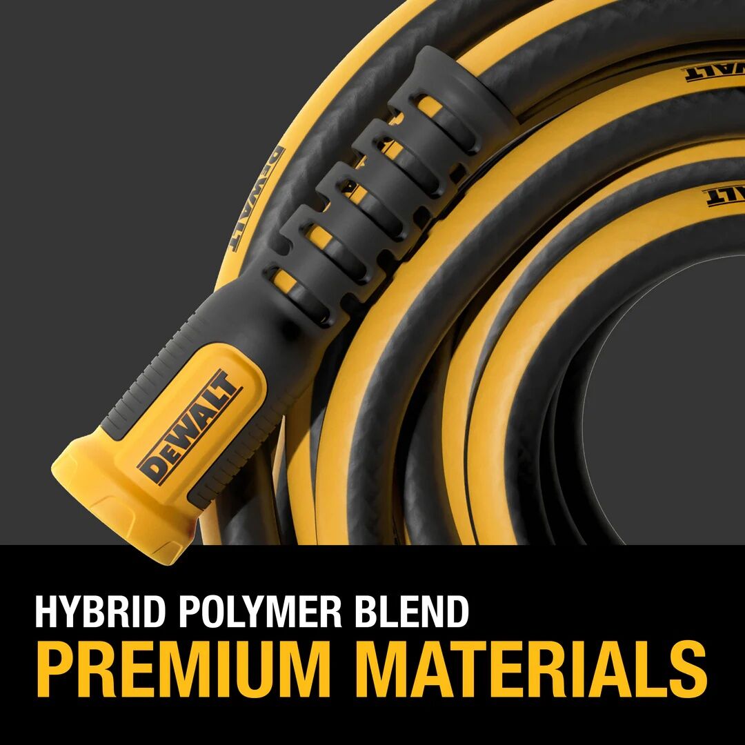 DEWALT Professional Grade Heavy-Duty Water Hose, 500 PSI, 5/8-In x 50-Ft