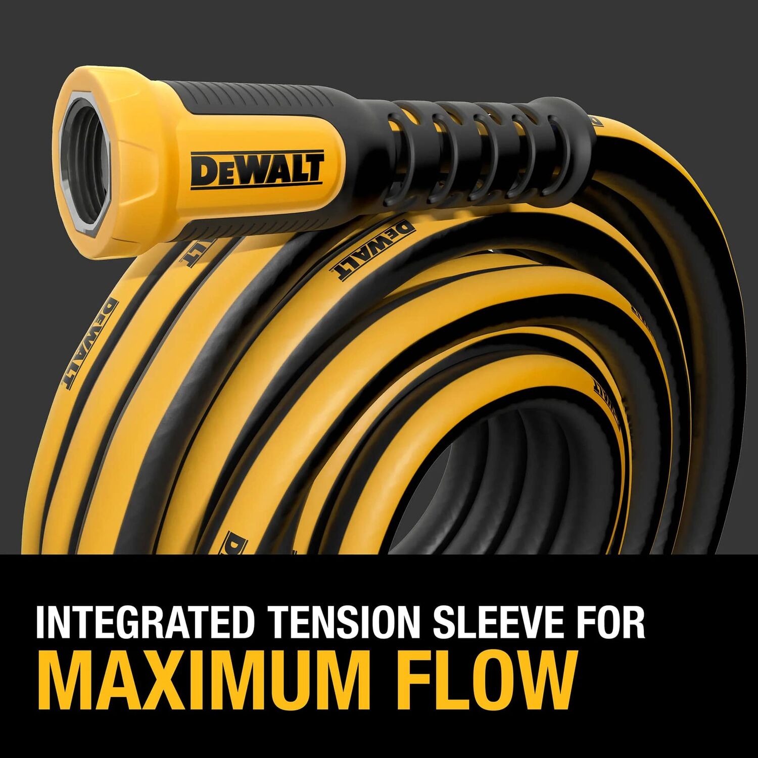 DEWALT Professional Grade Heavy-Duty Water Hose, 500 PSI, 5/8-In x 100-Ft