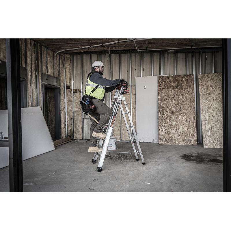 Little Giant King Kombo 2.0 Professional Aluminum 3-In-1 Ladder, Type IA, 300-Lb, 6-Ft