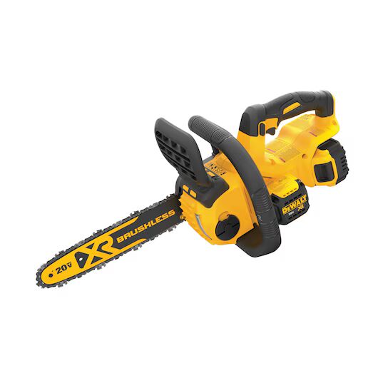 DeWalt 20-V MAX XR Brushless Cordless Compact Chainsaw, 12-In