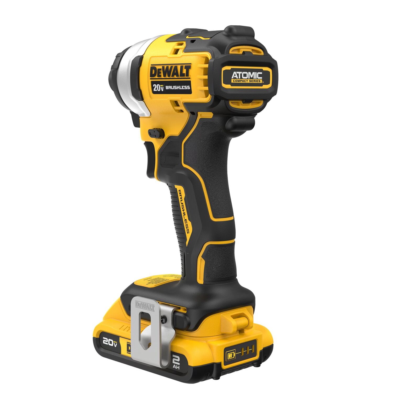 DEWALT Atomic 20-V Max Brushless Compact Impact Driver Kit, 1/4-In