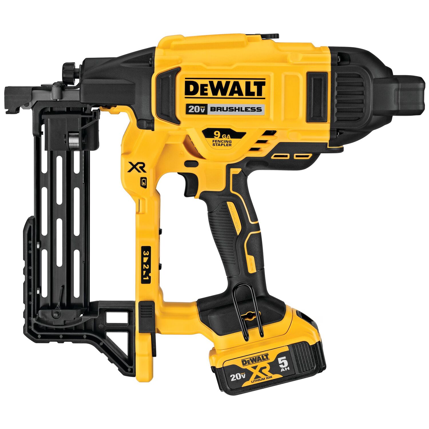 DEWALT 20-V Max XR Fencing Stapler Kit, 9-Gauge