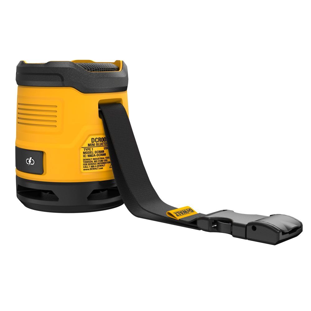 DEWALT Rechargeable Mini Bluetooth Speaker