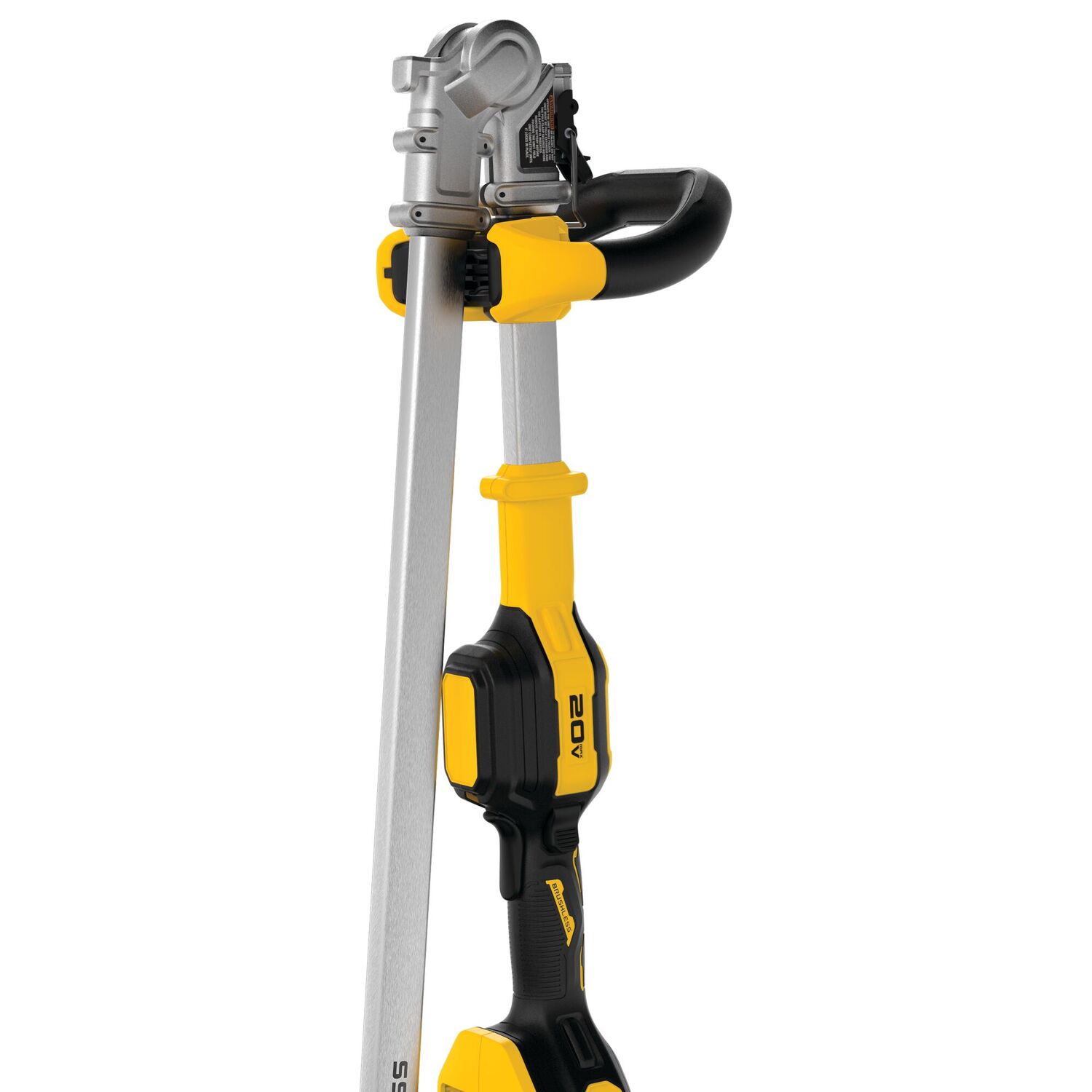 DEWALT 20-V Max Battery Powered Brushless Folding String Trimmer Kit, 14 in.