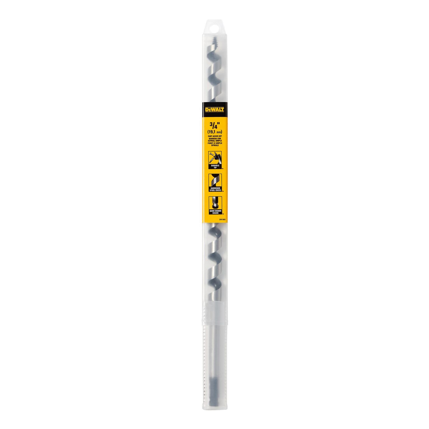DEWALT Power Ship Auger Bit, 3/4-In x 17-In
