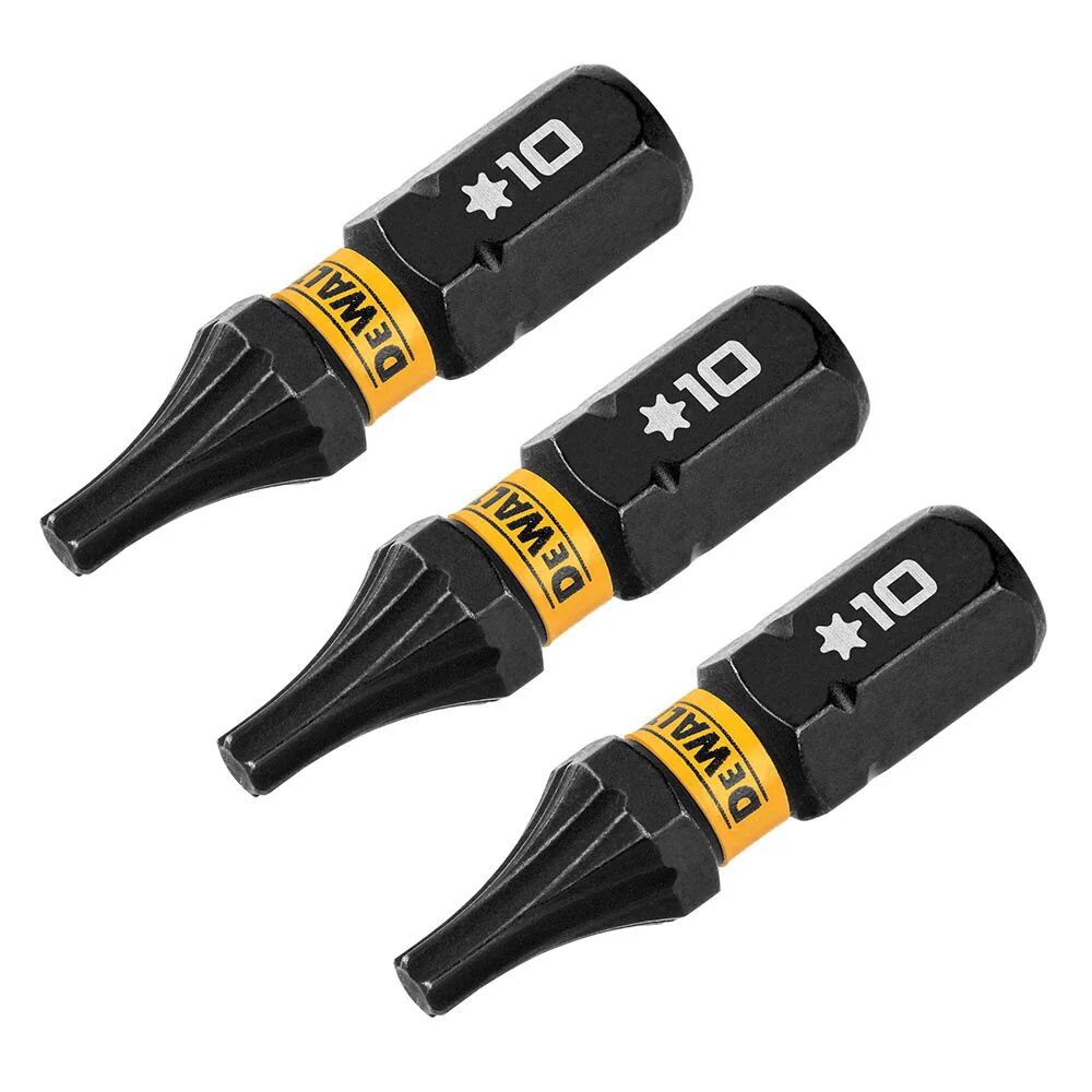 DEWALT FlexTorq Bits For T10, 1-In, 3-Pk