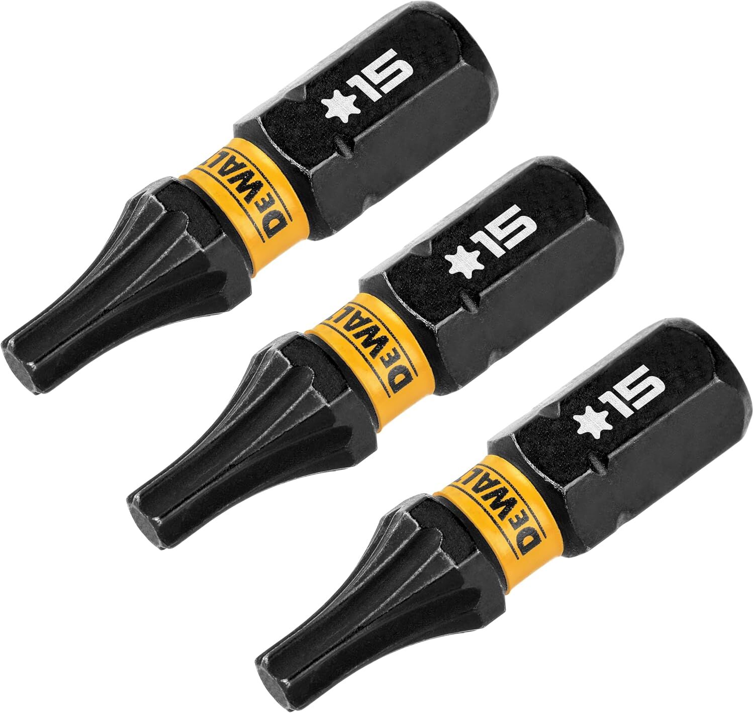 DEWALT FlexTorq Bits For T15, 1-In, 3-Pk