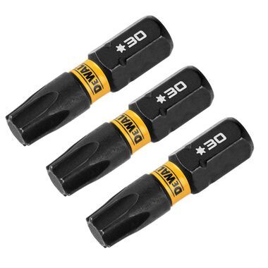 DEWALT FLEXTORQ Impact Screwdriving Bits, T30, 3-Pk