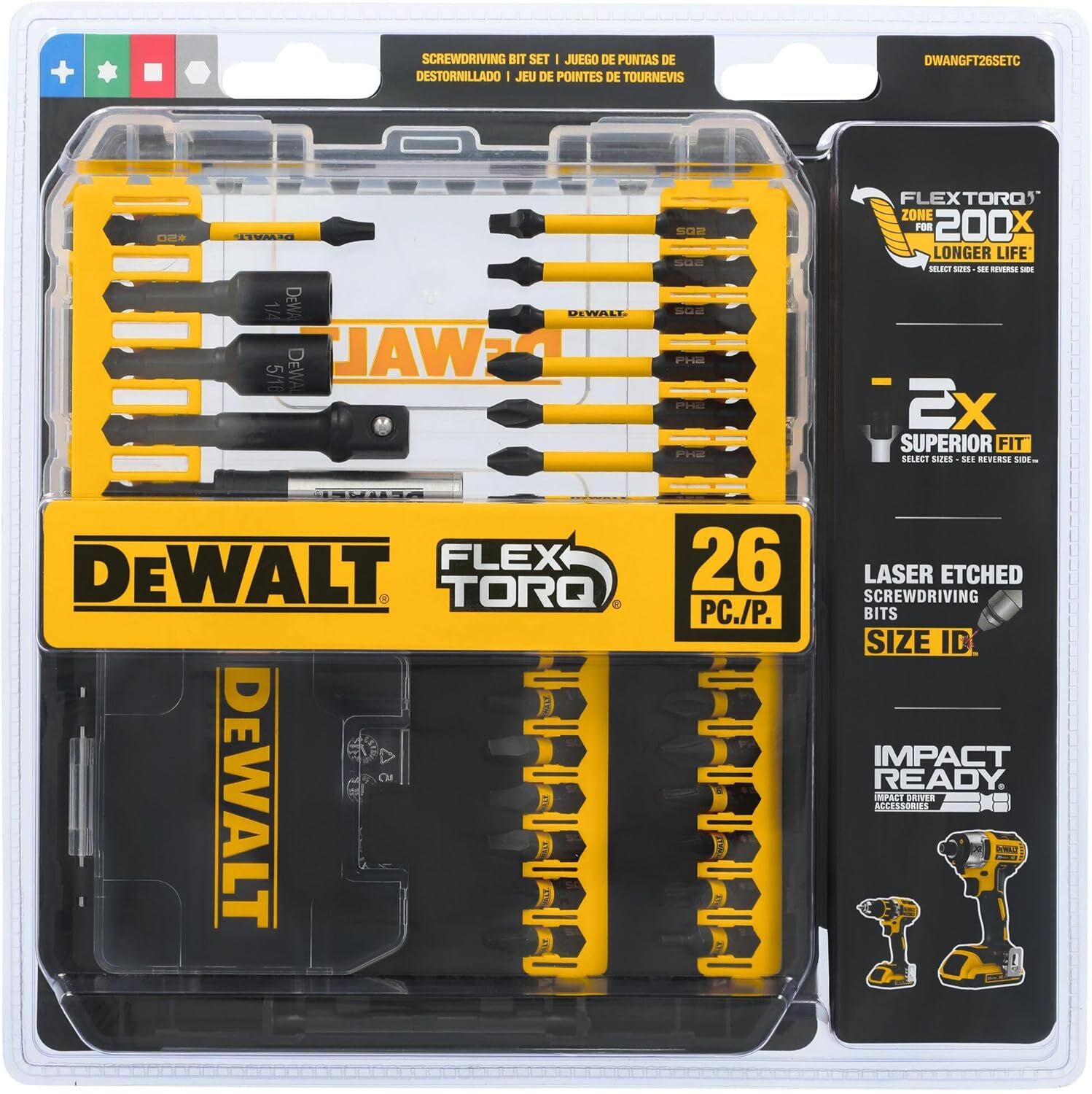 DeWalt Drive Bit Set, 26-Pc