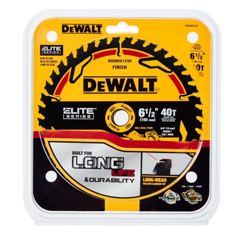 DeWALT Elite Series Circular Saw Blade, 40-T, 6 1/2-In