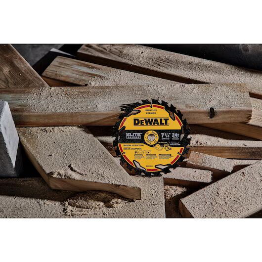 DeWALT Elite Series Circular Saw Blade (24 Tooth), 7-1/4-In