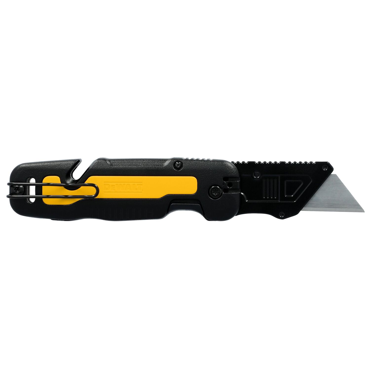 DEWALT Push And Flip Folding Utility Knife With Storage