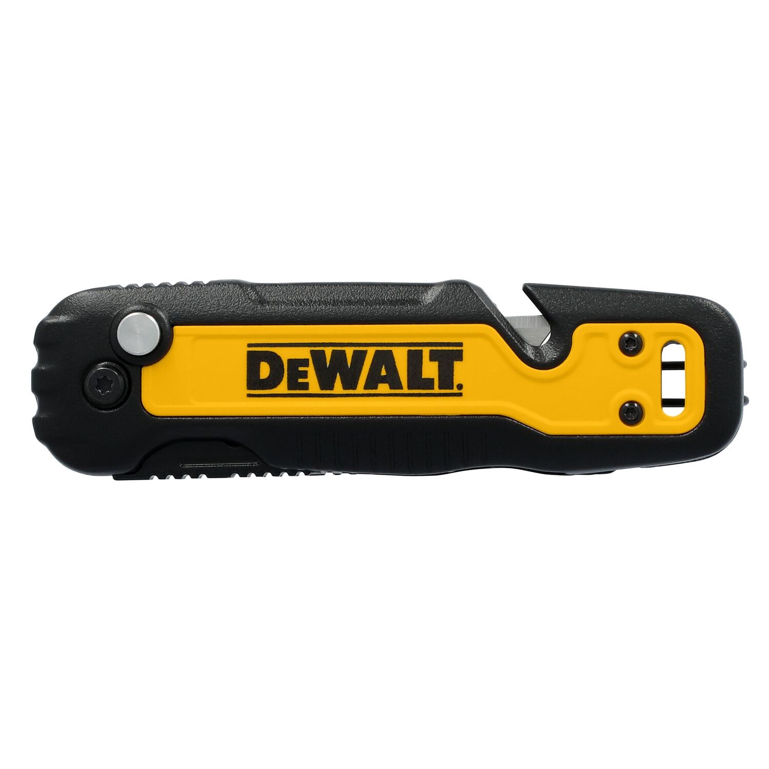 DEWALT Push And Flip Folding Utility Knife With Storage