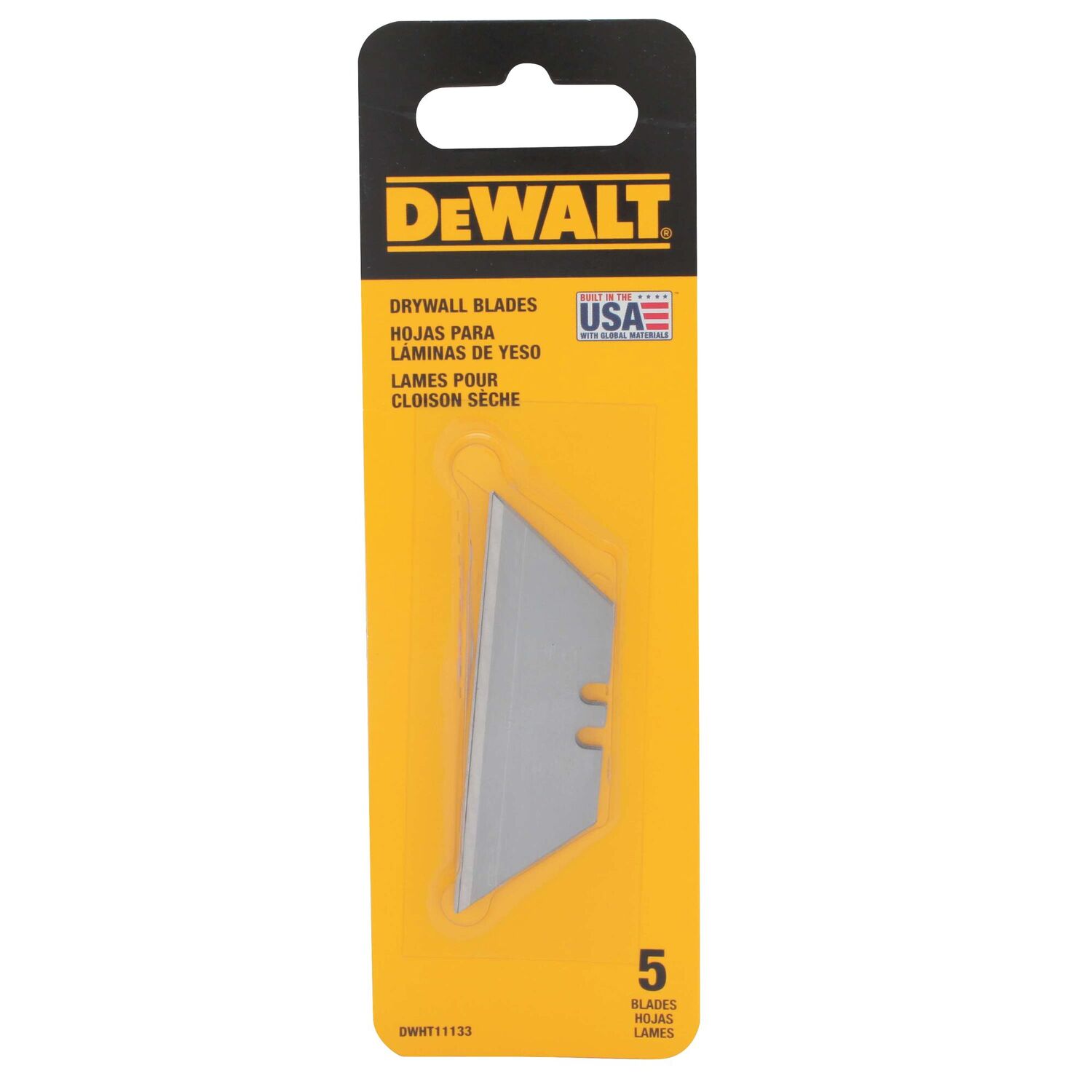 DEWALT Drywall Utility Blades, 5-Pk