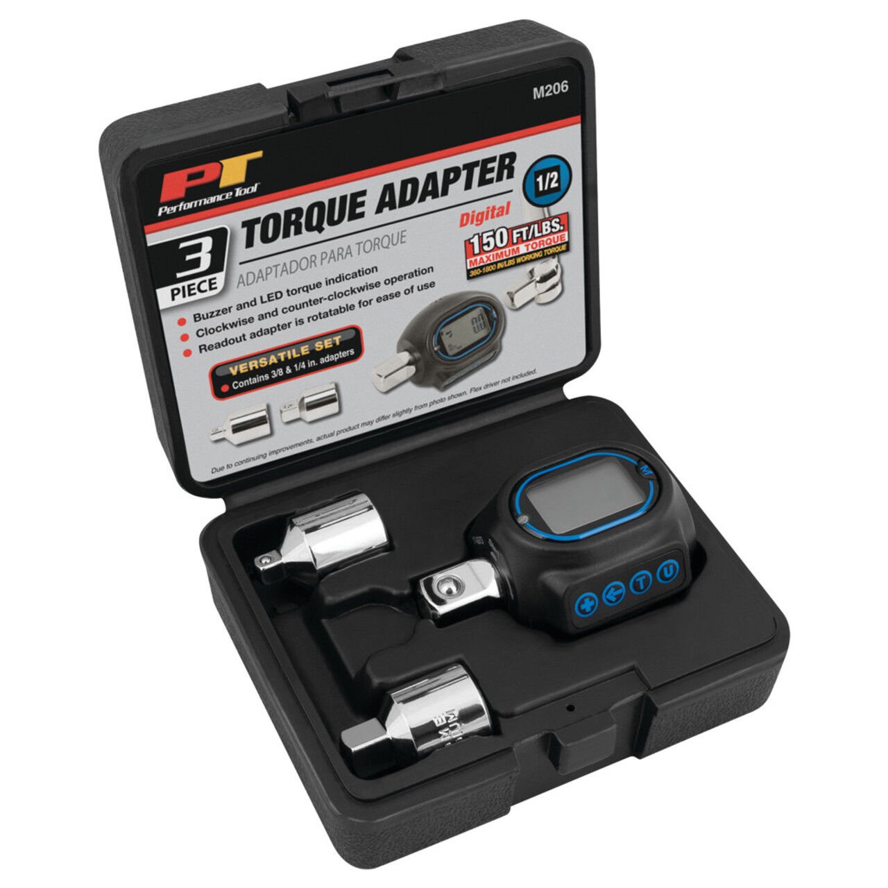 Performance Tool Digital Torque Adapter, 150-Ft
