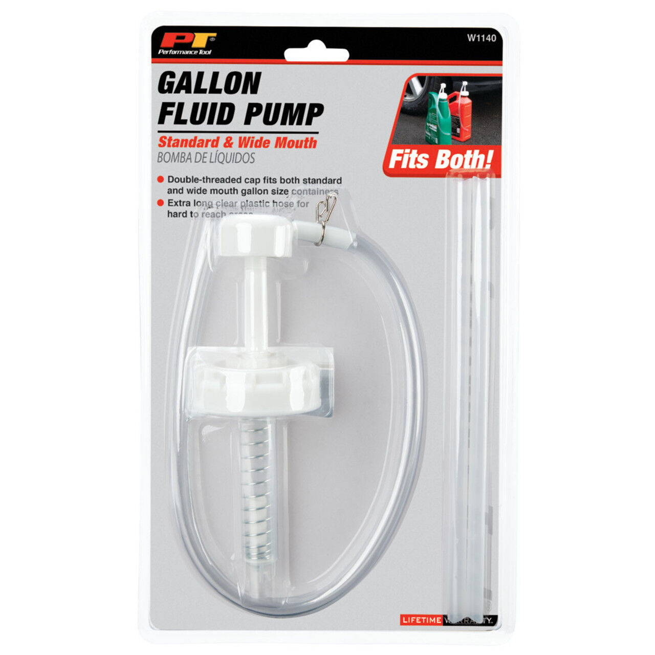 Performance Tool Standard & Wide Mouth Gallon Fluid Pump