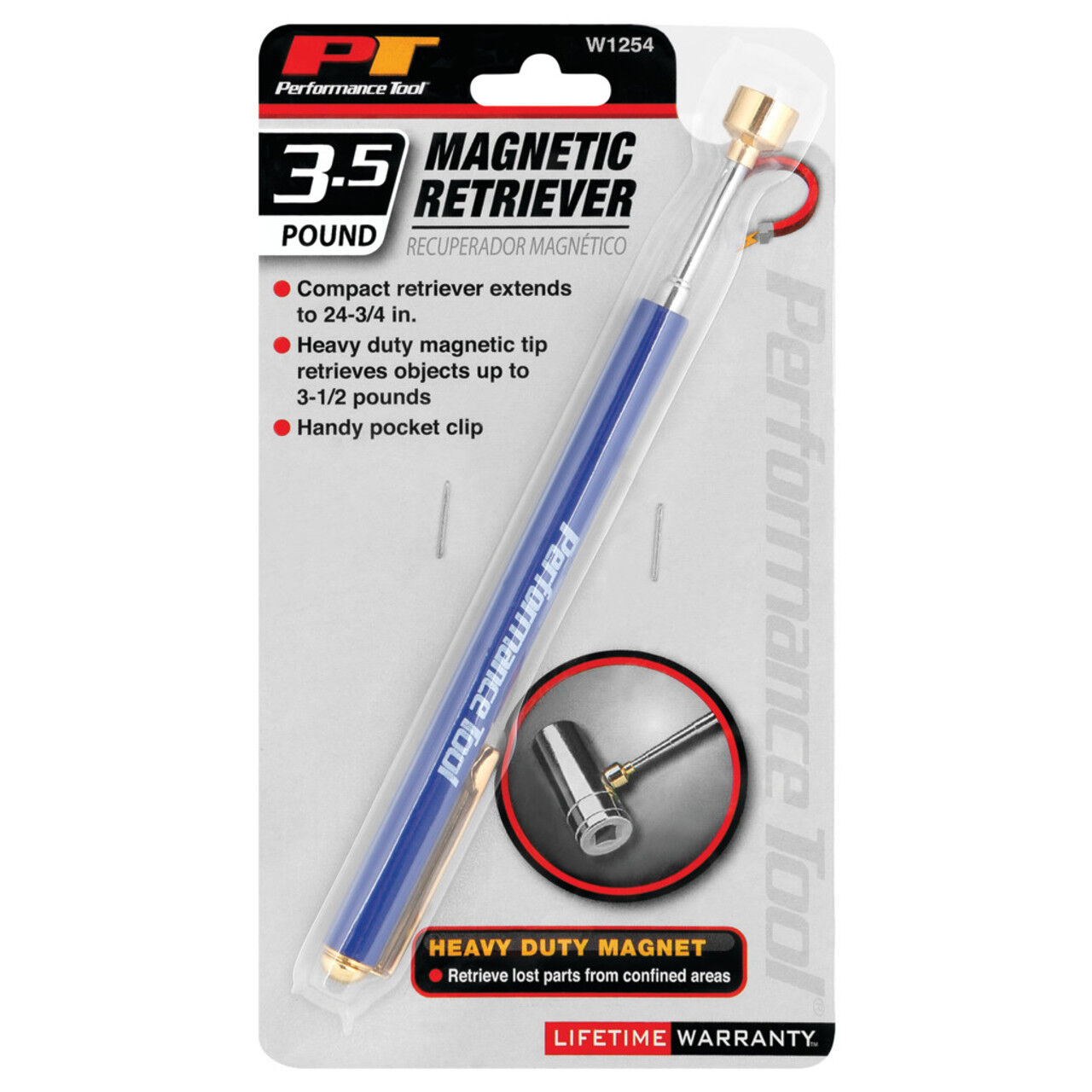 Performance Tool Telescoping Magnetic Pickup Tool