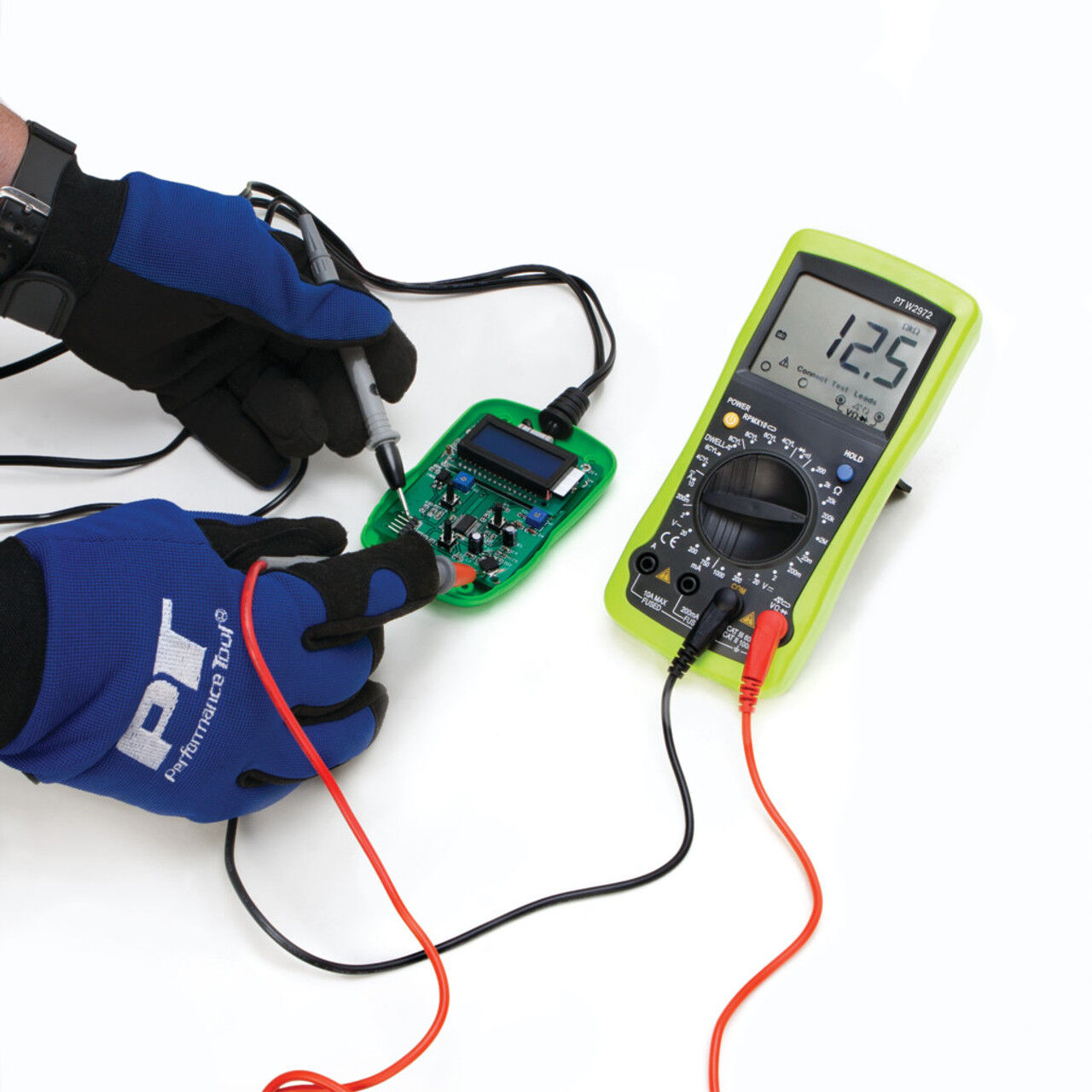 Performance Tool Digital Automotive Multimeter With LCD Screen