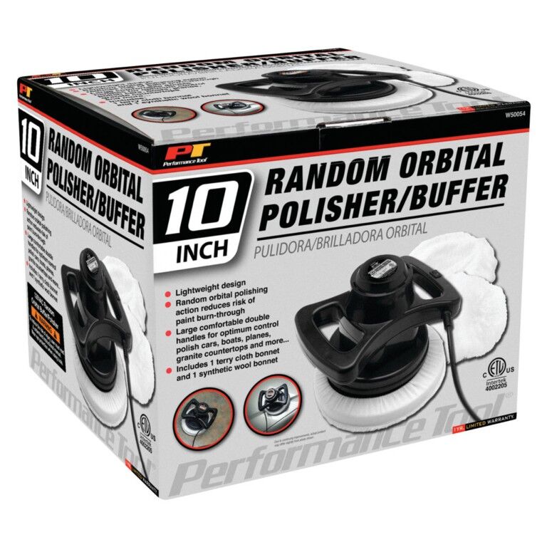 Performance Tool Random Orbital Buffer, 10-In