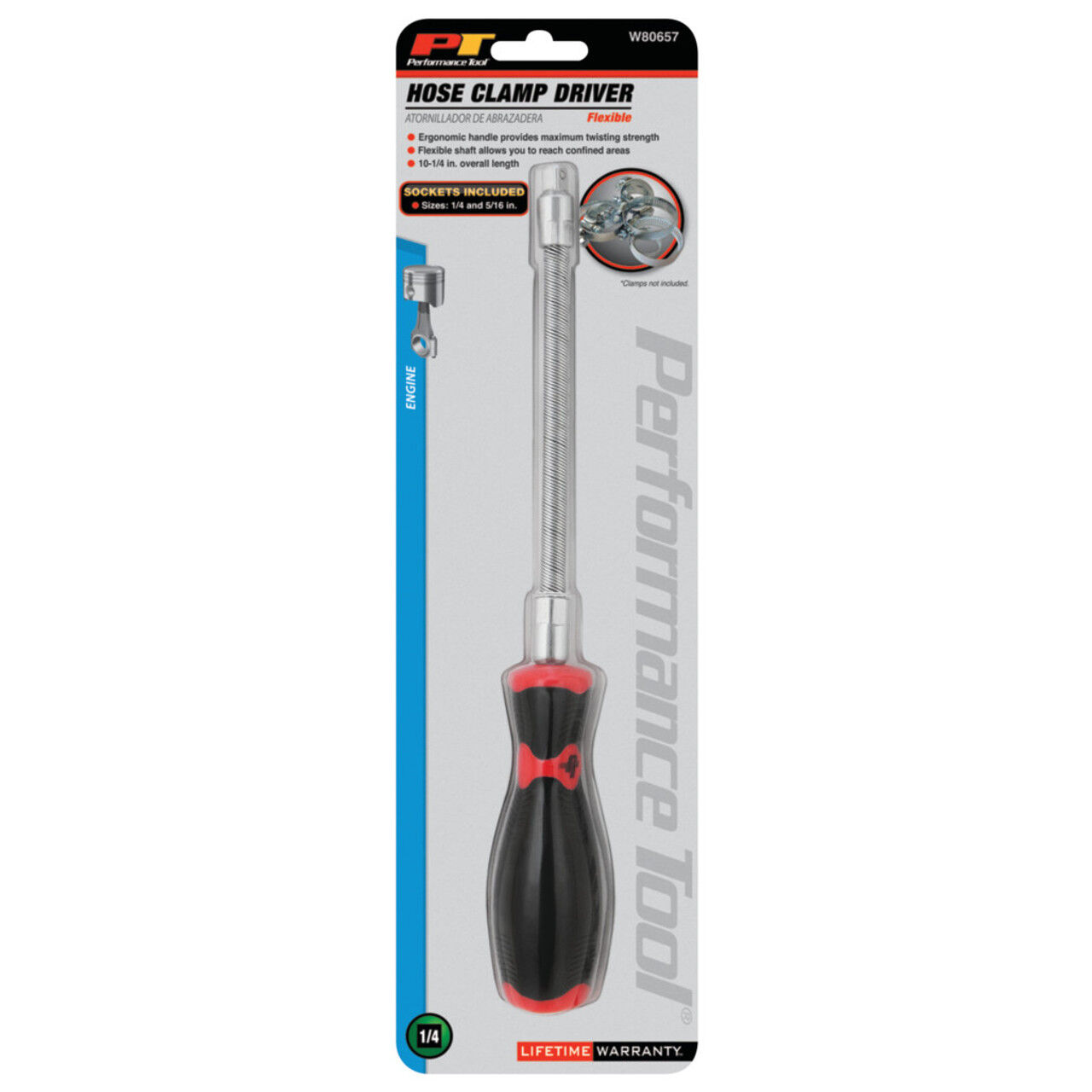 Performance Flexible Hose Clamp Driver, 10 1/4-In