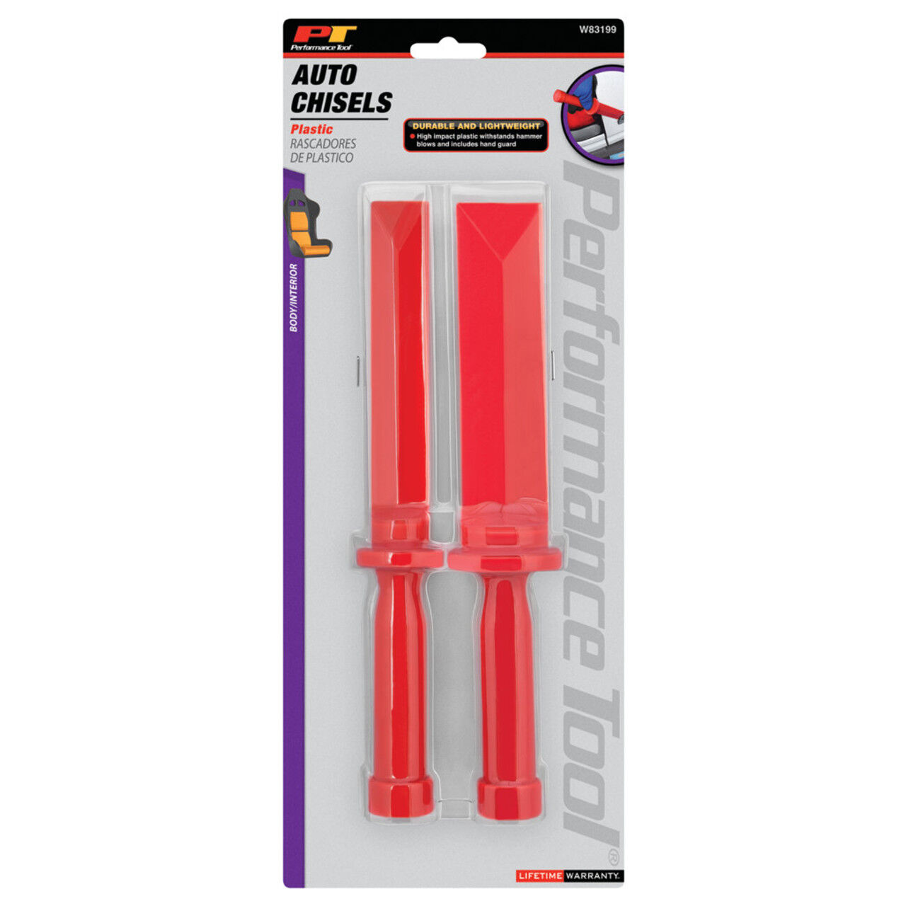 Performance Tool Plastic Chisel Set, 2-Pc