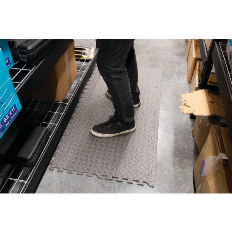 Performance Tools Anti-Fatigue Mat, 24-In x 24-In, 6-Pc