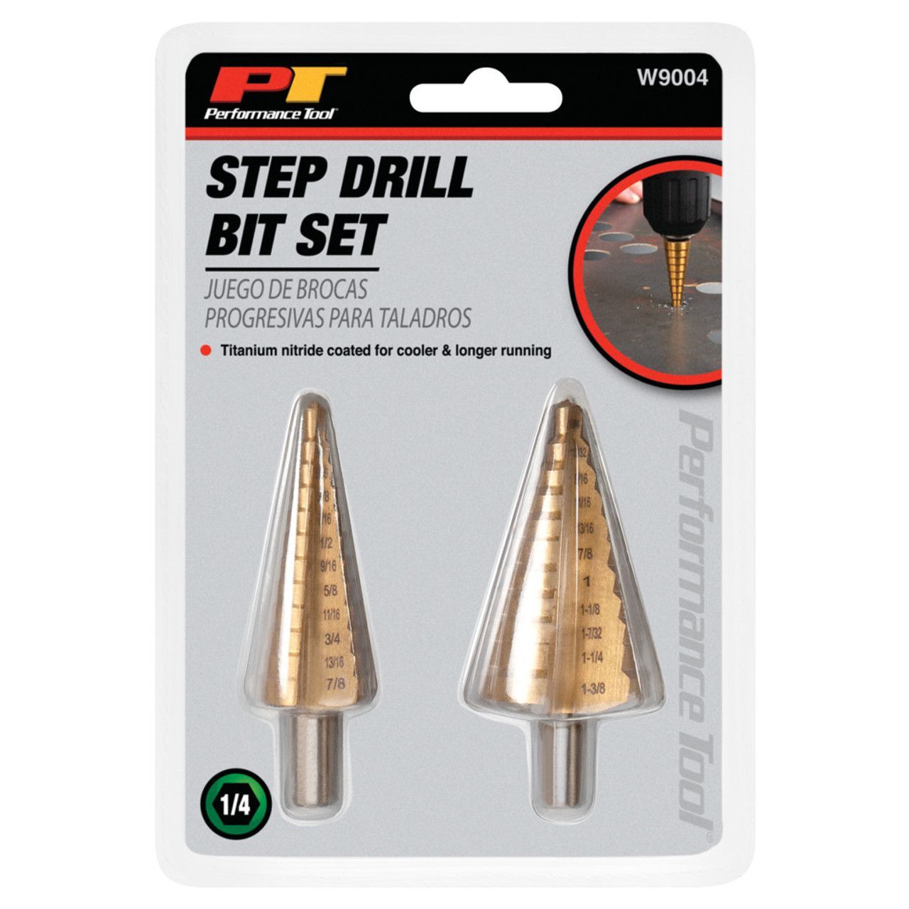 Wilmar Performance Tool Step Drill Set, 2-Pk